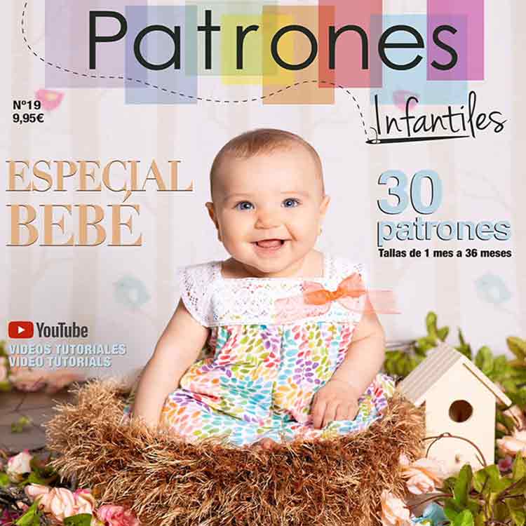 Revista Patrones Infantiles nº 19 Especial Bebé. Tallas de 1 a 36 meses.  Revista con patrones para todo el año. : : Hogar y cocina