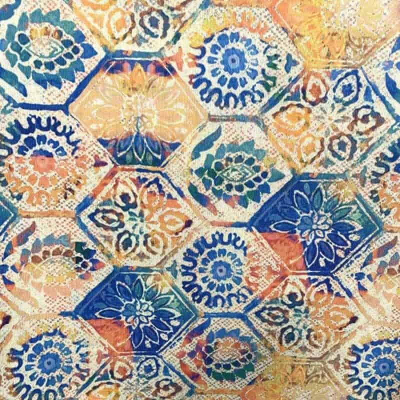 loneta de mosaicos
