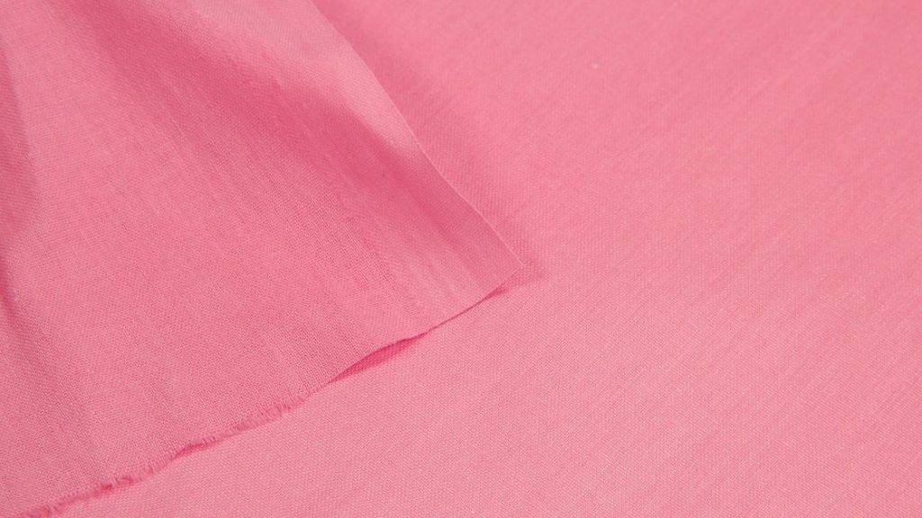 tela de popelín de color rosa
