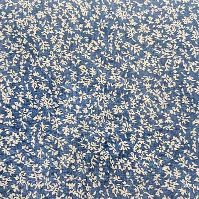 algodon flor azul