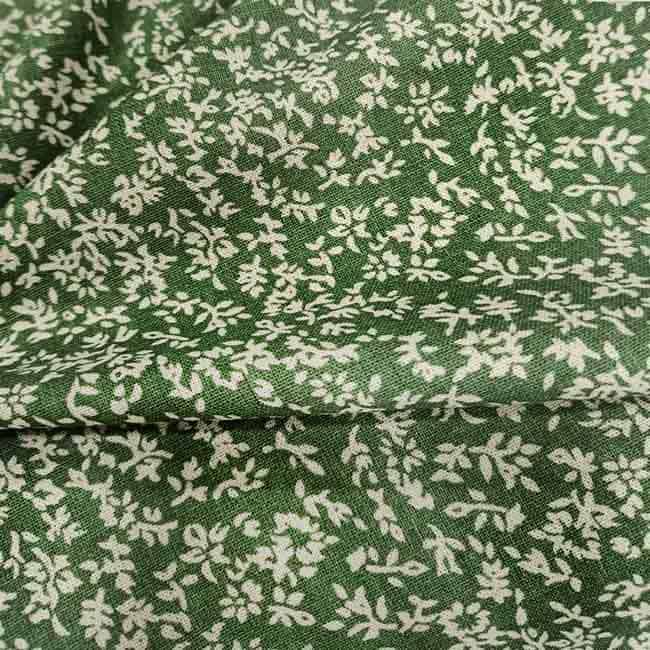 algodon flor verde